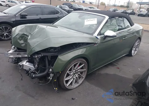 2024 Audi S5 Cabriolet Prestige Tfsi Quattro Tiptronic из США, поврежденный, VIN WAUY4GF50RN007028